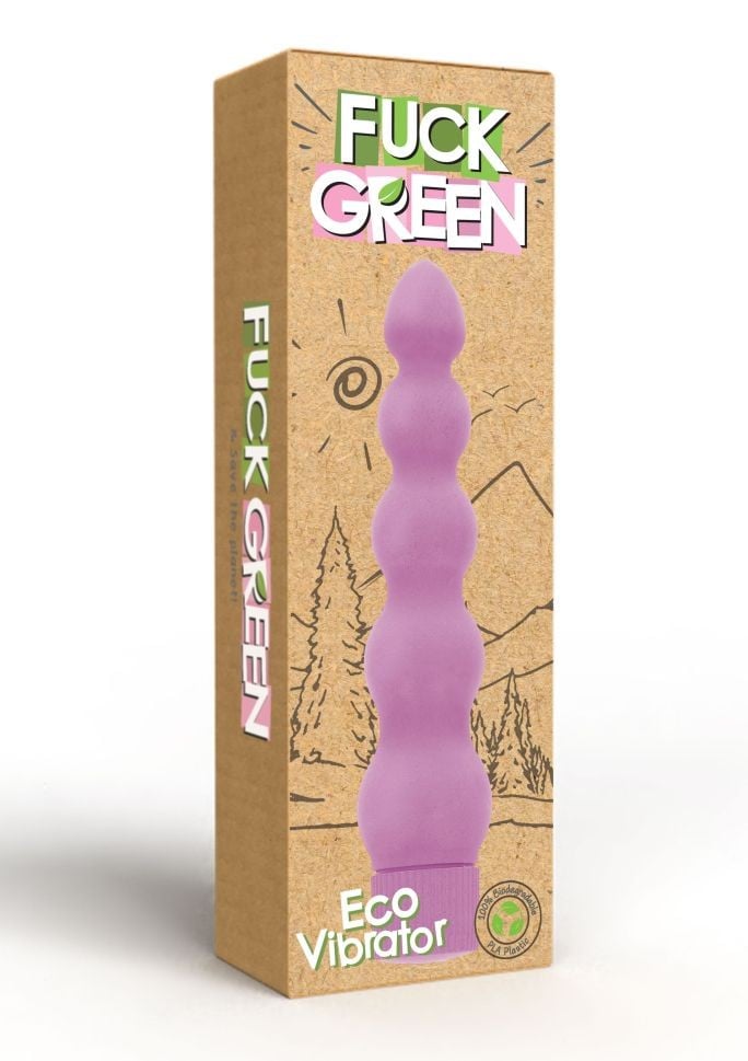 Vibrator biodegradabil Eco Vibrator, Pink (18.5cm) - 2 | YEO