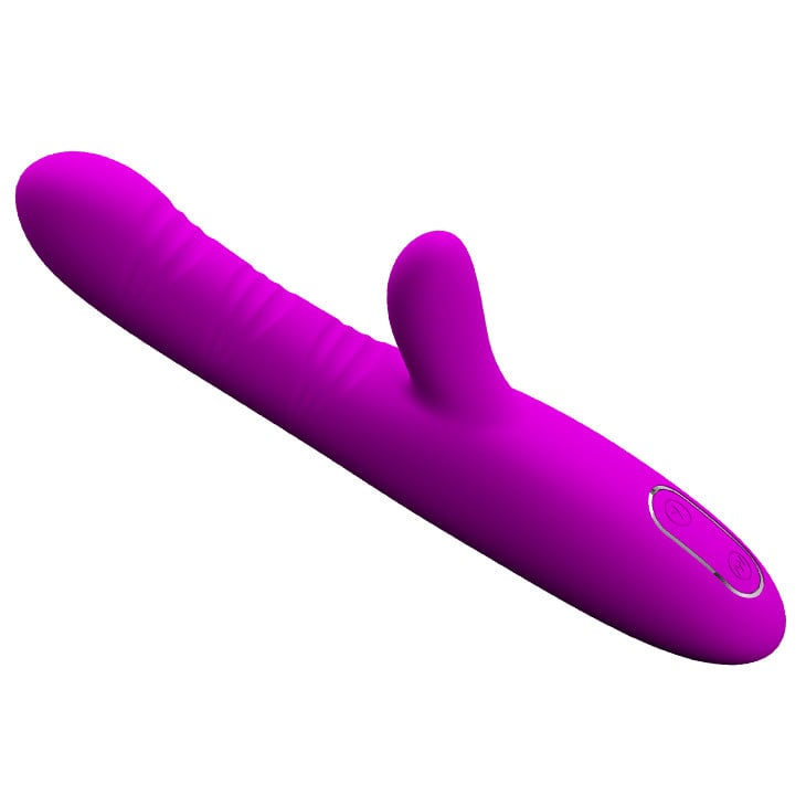 Vibrator clitoridian cu 12 functii de vibratie PRETTY LOVE - ANGELIQUE (22cm)