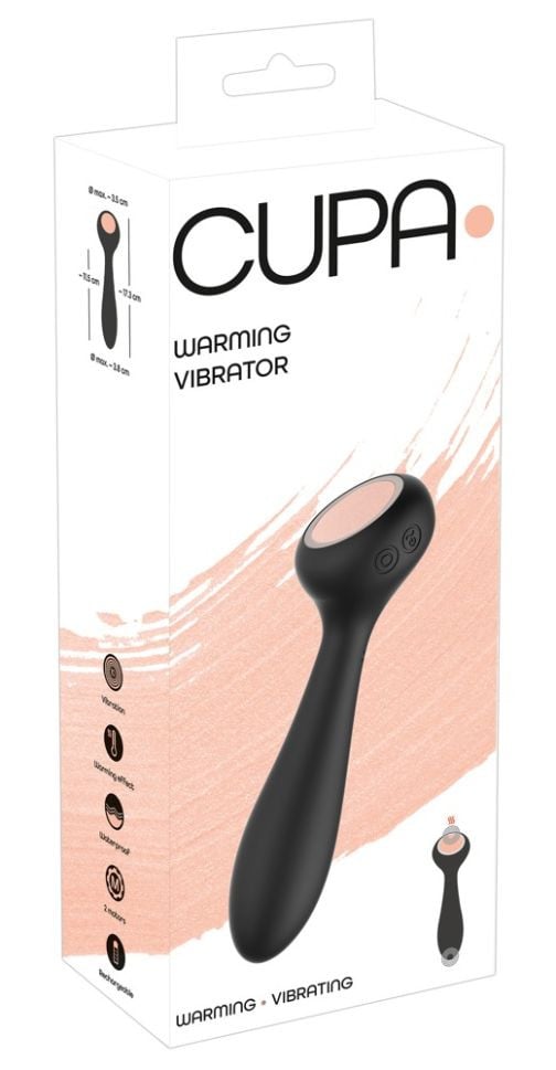 Vibrator cu incalzire Warming Vibrator (17,3 cm)