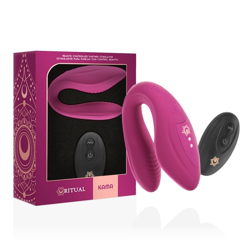 Vibrator cu telecomanda pentru cupluri Rithual Kama ORCHID