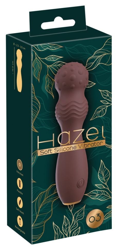 Vibrator cu textura stimulatoare Vibrator Hazel 03 (14 cm)