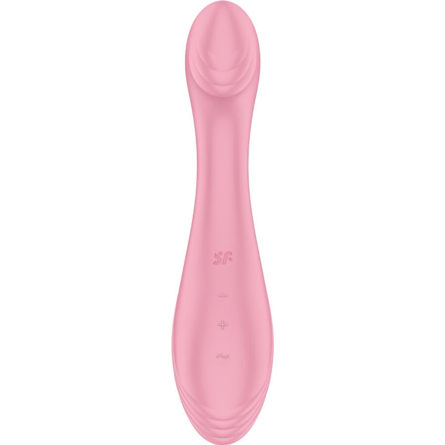 Vibrator curbat punctul G Satisfyer G-Force pink (19cm)