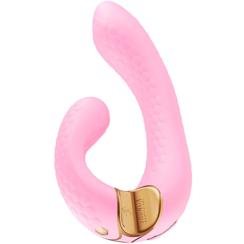 Vibrator de lux stimulator dublu SHUNGA - MIYO INTIMATE Pink - 1 | YEO