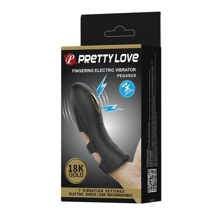 Vibrator din silicon pentru deget SHOCKING FINGER VIBE PRETTY LOVE – PEGASUS - 1 | YEO