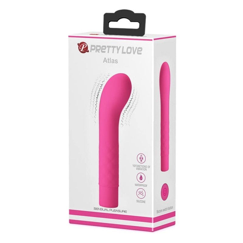 Vibrator din silicon Pretty Love Atlas Pink