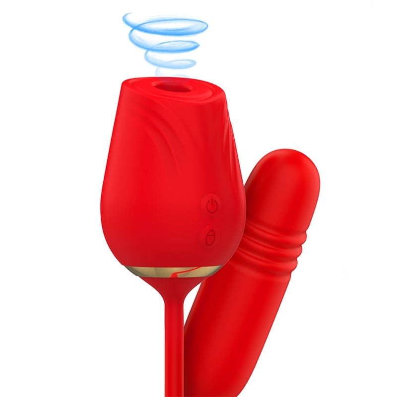 Vibrator dubla stimulare cu miscare sus jos Mia Amalfi 10 moduri de vibratie