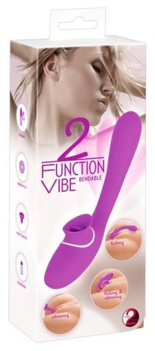 Vibrator iepure din silicon 2 Function bendable Vibe (22,3 cm)