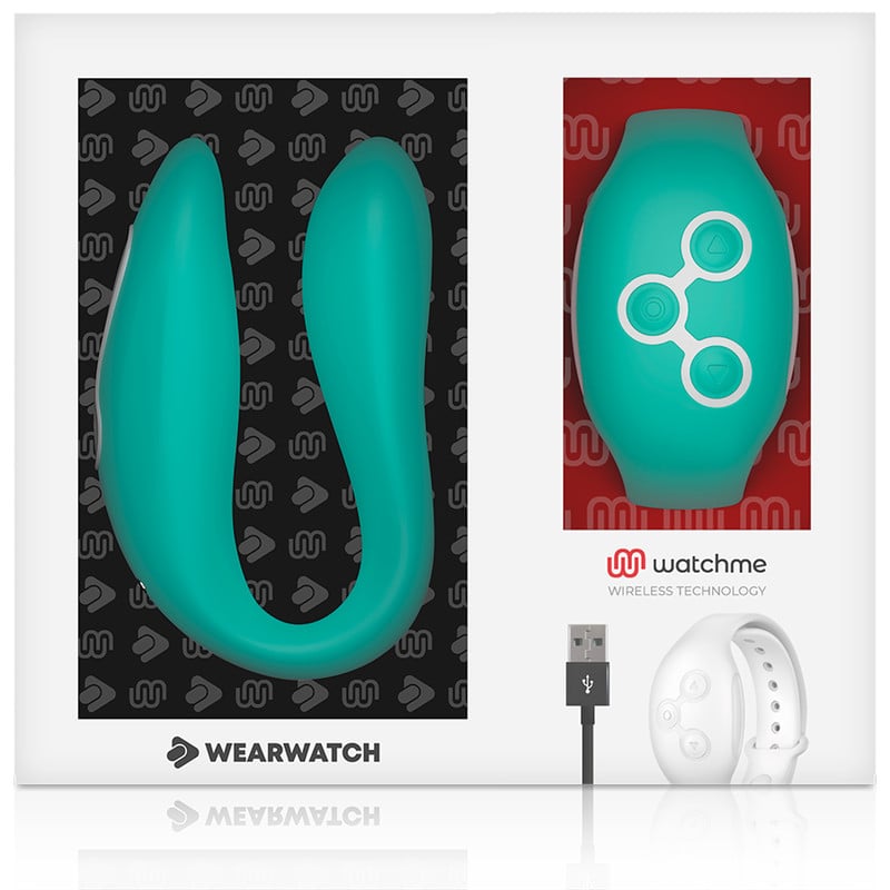 Vibrator inteligent Wearwatch - dual technology Watchme light green vibrator