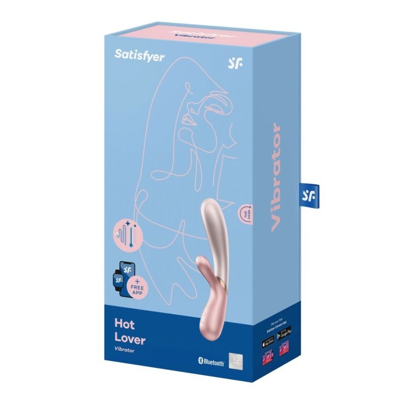 Vibrator rabbit cu incalzire 12 programe de vibrații prestabilit Satisfyer Hot Lover - 2 | YEO