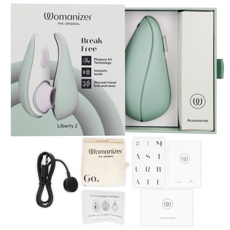 Vibrator stimulator Clitoris Womanizer Liberty 2 Verde