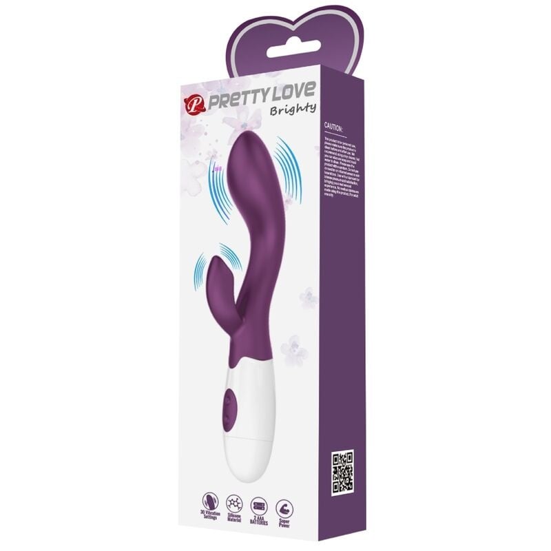 Vibrator stimulator punct G si clitoris Pretty Love - Brighty G-Spot Vibrator Purple