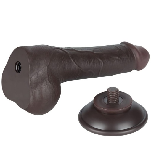 7.5'' Sliding Skin Dual Layer Dong Black II (19.5cm) - Img 2