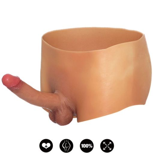 Boxeri cu Penis Realist HIDDEN DESIRE ALTER EGO - 18 cm, Mărimea L - Img 3