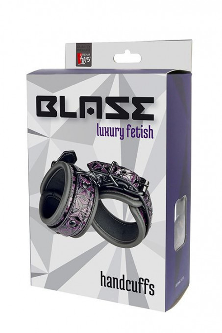 Catuse elegante complet reglabile BLAZE HANDCUFF PURPLE - Img 2