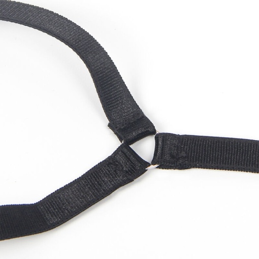 Costum de polițistă din dantelă, negru, mărime L/XL - Img 6