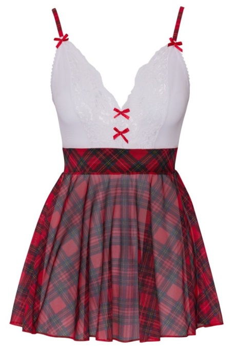 Costumatie de scolarita sexy School Girl Dress plaid, Cottelli Costumes - M - Img 3