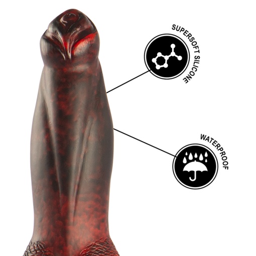 Dildo cu telecomanda miscare sus jos Epic Prometheus Titan in Flames - Img 6