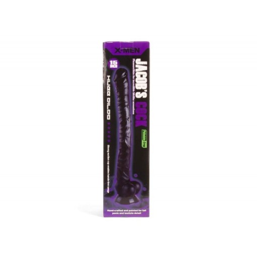Dildo gigant cu ventuza X-MEN Jacob’s Cock Black 41cm x 4cm