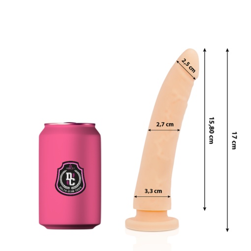 Dildo Natural din Silicon Medical 17 cm x 3 cm Deltaclub - Img 6