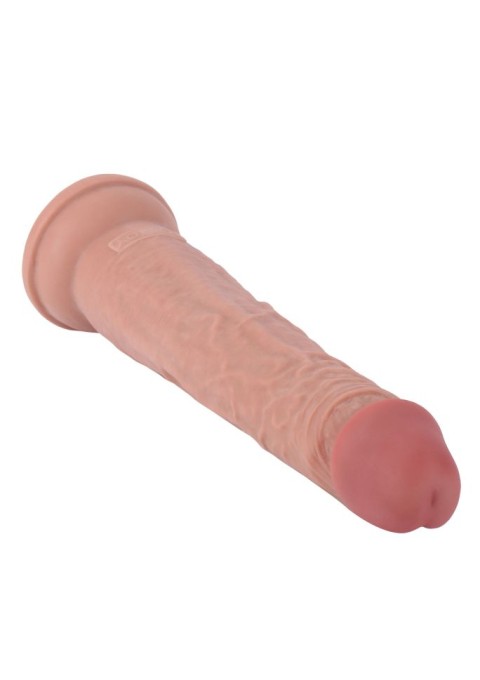 Dildo realist cu dubla densitate si ventuza de fixare Deluxe Dual Density Dong 14 In (36.5cm) - Img 4