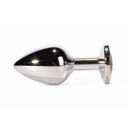 Dop anal Large Secret Shade Metal Butt Plug Black (9.5 X 4.1cm) - Img 2