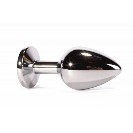 Dop anal mediu cu piatra pretioasa Mediu Secret Shine Metal Butt Plug (8.4cm) - Img 4