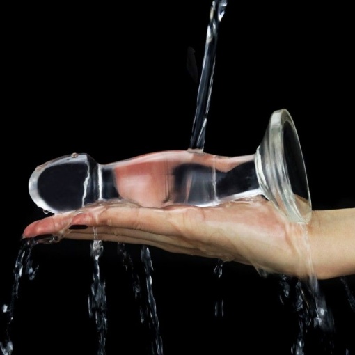 Dop anal transparent 6.5'' Flawless Clear Prostate Plug 16.5cm - Img 4