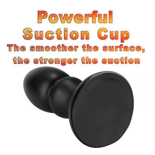 Dop anal X-MEN Huge Butt Plug Black (24.5cm x 9cm) - Img 4