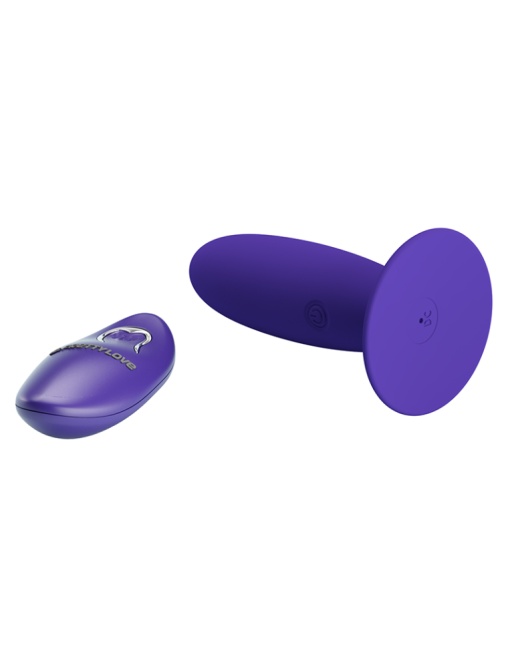 Dop Anal Youth, Remote Control, 12 Moduri Vibratii, Silicon, USB, Violet - Img 2
