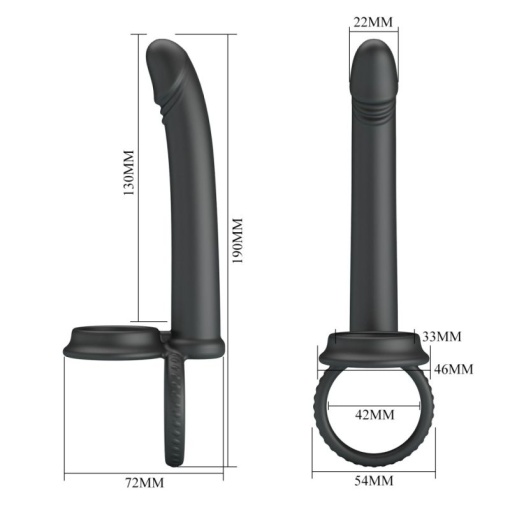 Inel cu stimulator anal Pretty Love Moses