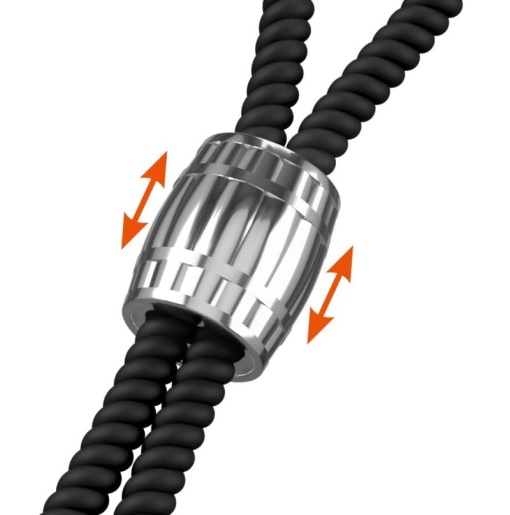 Inel erectie dublu pentru penis Heavy Rope Cock Strap with two Loops - Img 3