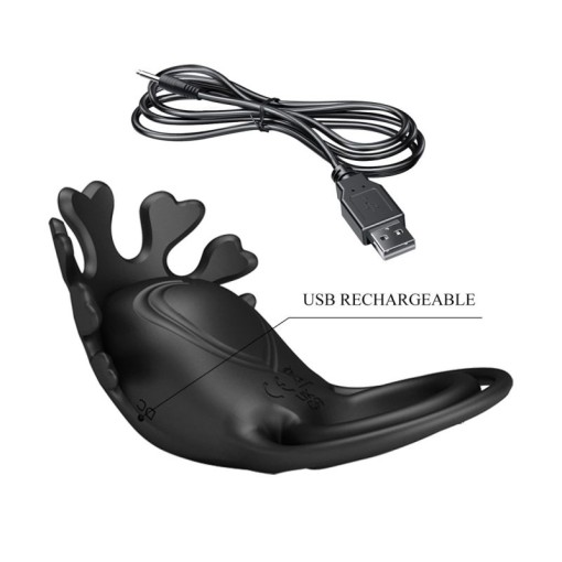 Inel penis cu 7 functii de vibratie PRETTY LOVE VIBRANT PENIS RING - Reincarcabil