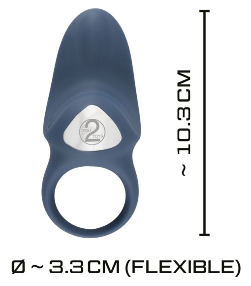 Inel vibrator flexibil cu 10 moduri de vibratie Vibrating Cock Ring - Img 6
