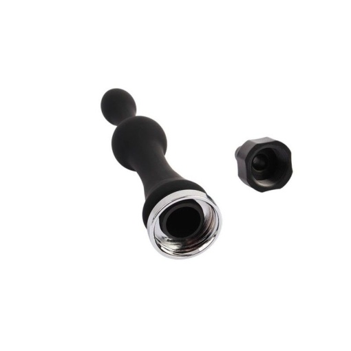 Irigator anal din silicon Teasing Enema Play Attachment - Img 3