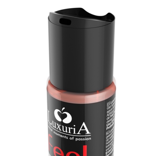 Lubrifiant intim pe baza de apa, cu aroma de capsuni, Luxury Feel Fragrance Fragola Strawberry (60 ml) - Img 3