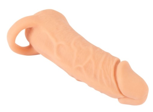 Manson pentru penis 2in1 Extension + Masturbator (18.5cm) - Img 3