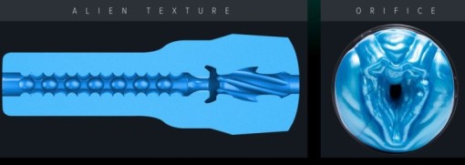 Masturbator cu textura exclusiva Alien si deschidere de tip vagin Fleshlight ALIEN (RP) - Img 5