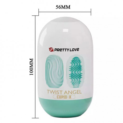 Masturbator flexibil în formă de ou PRETTY LOVE – CUPID-X TWIST ANGEL - Img 2