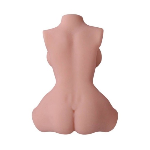 Masturbator realist cu 2 canale de penetrare Double Hole 3D Masturbator (35 x 26cm) - Img 3