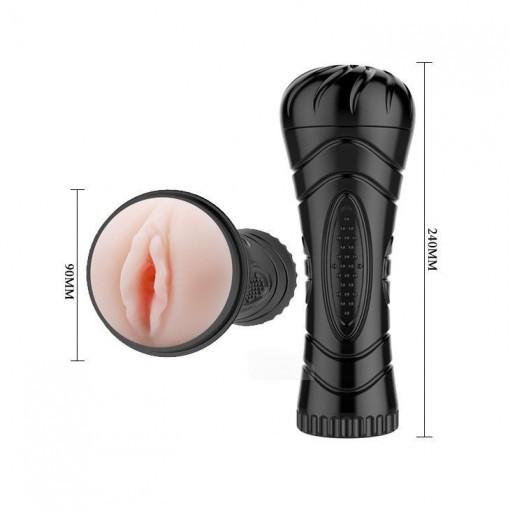 Masturbator realistic PUSSY VIBRATIONS - 7 functii de vibratie - Img 2
