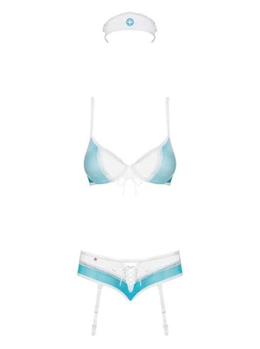 Nurse 3 pcs costume, Obsessive - S/M - Img 3