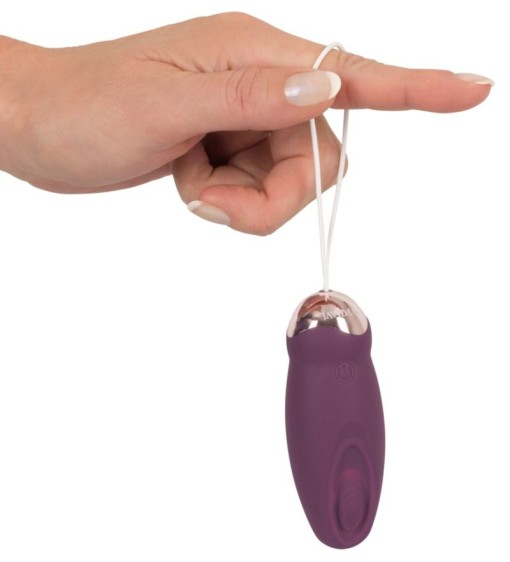 Ou vibrator cu telecomanda 8 moduri de pulsare Javida RC Knocking Love Ball - Img 3