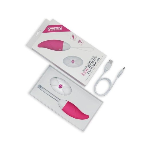 Ou vibrator cu telecomanda IJOY Wireless Remote Control Rechargeable Egg Pink 3 - Img 2