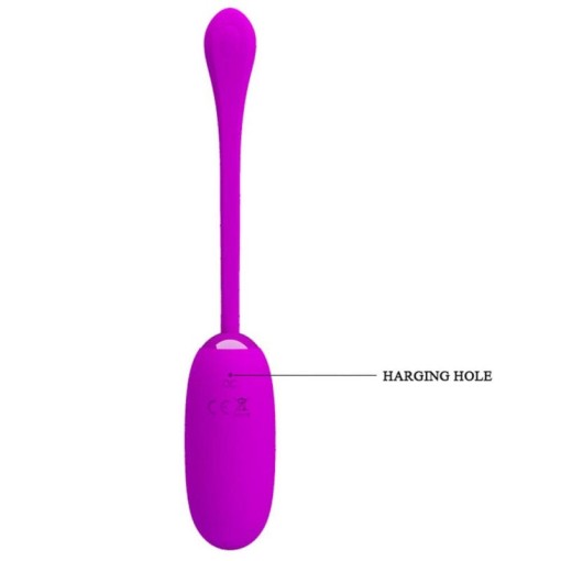 Ou vibrator din silicon moale Pretty Love Julius Purple - Img 2