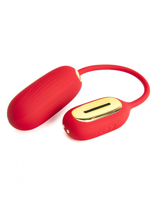 Ou Vibrator SVAKOM Muse Red - Music Control Bluetooth Silicon Rosu - Img 3