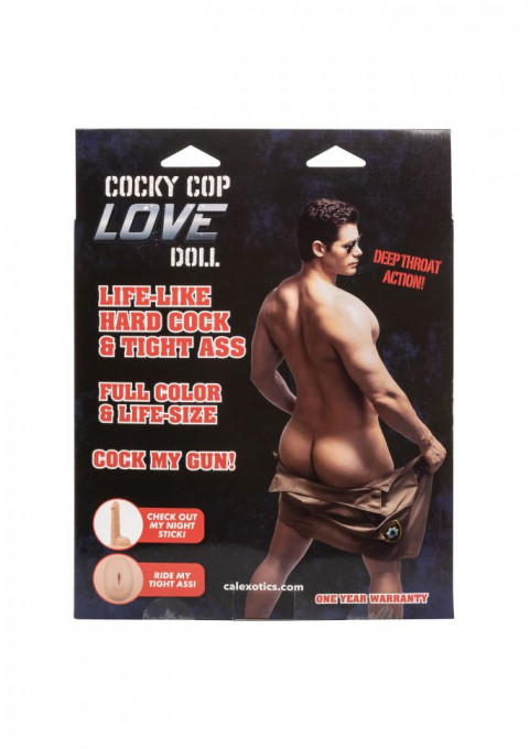 Păpușa gonflabila de sex masculin Cocky Cop Love Doll - Img 3