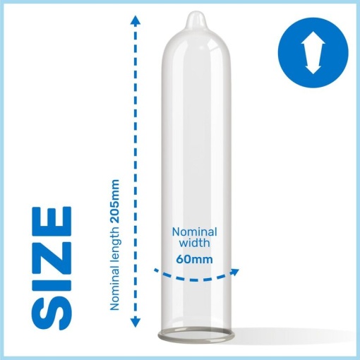 Prezervative PASANTE King Size, marime 60 mm, 1 cutie x 12 buc - Img 2