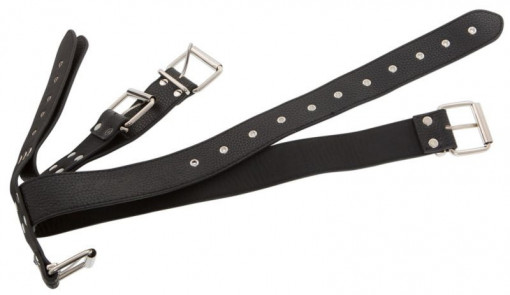Sistem de retinere pentru corp in aspect elegant de piele Neck Restraint with Handcuffs - Img 2