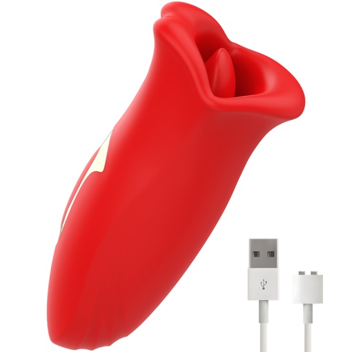 Stimulator clitoris limba vibratoare MIA - SICILIA DOUBLE PLEASURE VIBRATING + BITING - Img 4