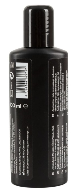 Ulei pentru masaj erotic cu aroma afrodisiaca de vanilie Magoon Vanilie Massage Oil 100ml - Img 3